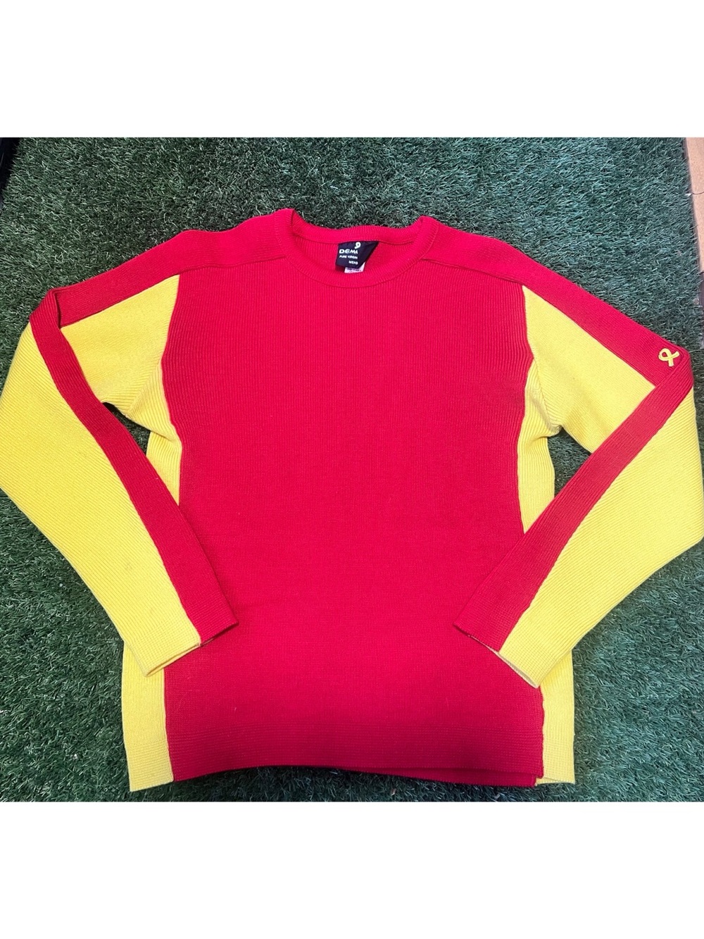 Vintage 80s Demetre Wool Ski Sweater Mens Large